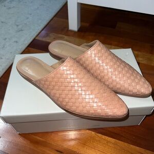 Marc Fisher Tan Mules